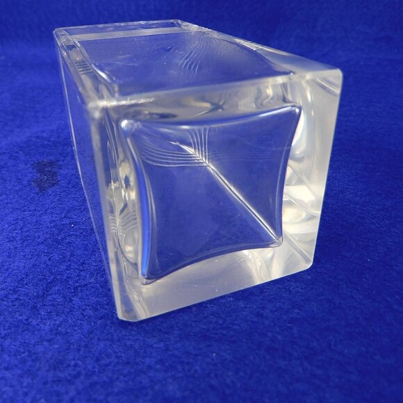 Vintage Art Deco Glass Oil & Vinegar Cruet w Ground Glass Stopper Double Spout - Picture 8 of 8